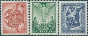 Australia 1995 SG1542-1544 Peace set MNH