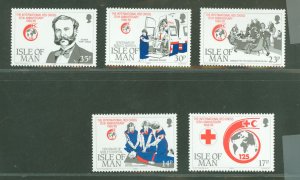 Isle of Man #403-407  Single (Complete Set)