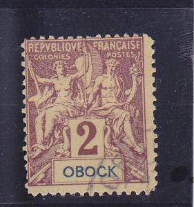 Obock  Scott#  33  Used  