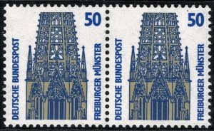 GERMANY 1987-96 50 pf TOURIST SIGHTS PAIRS STAMP(S)SG2208 MINT (NH) SUPERB