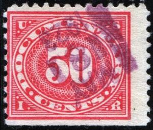 R238 50¢ Documentary Stamp (1917) Used