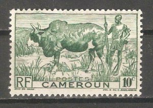 Cameroun 1946, Zebu & Herder 10c,Scott # 304,VF-XF MNH**OG (D-1)