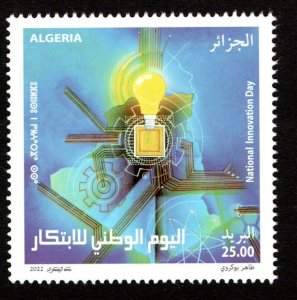 2022 - Algeria- National Innovation Day- Light Bulb - Complete set 1v.MNH**