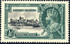 CAYMAN ISLANDS - 1935 - SG 108 1/2d KGV Silver Jubilee - MINT*