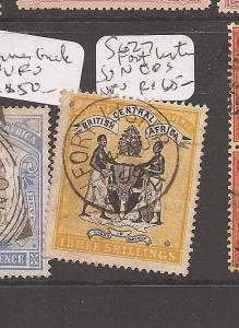 British Central Africa SG 27 Fort Johnston SON CDS VFU (5avg)