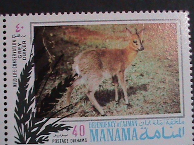 MANAMA-WILD LIFE CONSERVATION-ENDANGER ANIMALS- MNH BLOCK SET VERY FINE