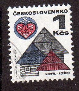 Czechoslovakia 1733 - Used-NH  - Roofs and folk art, Horacko