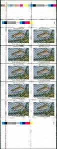 PENNSYLVANIA 1993 STATE TROUT/SALMON STAMP FULL NH PANE OF 10 by Roger Cruwys