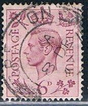 UK 243, 6p George VI, used, F-VF