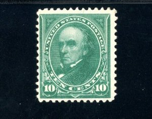 USAstamps Unused FVF US 1894 Bureau Issue Webster Scott 258 OG MVLH SCV $275