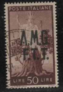 Italy Trieste Scott 13 AMG FTT Used  stamp