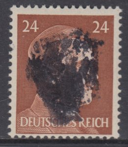 Germany Soviet Zone SBZ - LOCAL BURGSTEIN 24Pf HITLER head - Expertized Valicek