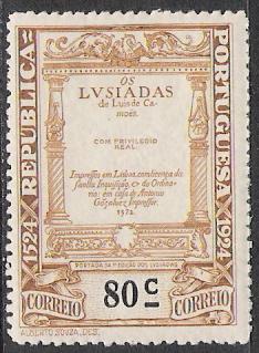 Portugal #333 Anniversary Luis de Camoens MH