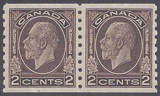 Canada Scott #206 Mint Pair LH VF