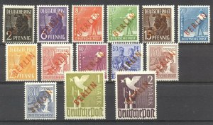 GERMANY #9N21-34 Mint NH - 1948 Red Overprint Set