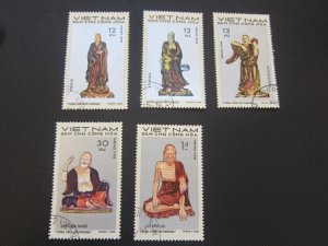 Vietnam 1971 Sc 631-4,637 FU