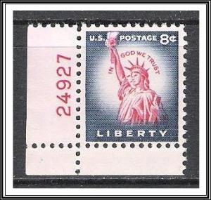 US #1041B Statue of Liberty Plate # Single MNH