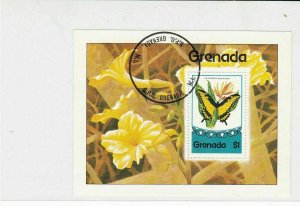 Grenada Butterfly Papilio Lycrophon Stamps Sheet ref R 16448