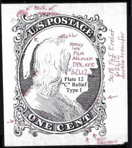 Scott #18 - $475.00 – VF-used – Faint black cancel. Awesome stamp!