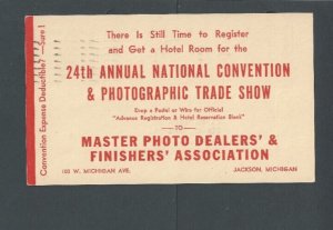 1948 Jackson MI Photographic Trade Show Announced #24 For Master Photo Dealers