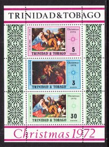 Trinidad and Tobago 230a Christmas Souvenir Sheet MNH VF