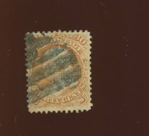 100 Franklin  F-Grill  Used Stamp (Bx 2129)
