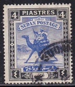 Album Treasures British Sudan Scott # 88  4p  Camel Post  VF Used CDS