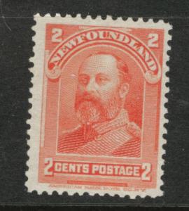 NEWFOUNDLAND Scott 82 Mint No Gum  1897 CV $10