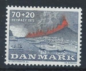 DENMARK 1973 SG562 Aid for Victims of Heimaey Eruption, Iceland Set Mint MNH