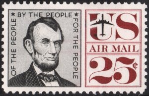 SC#C59 25¢ Abraham Lincoln Single (1960) MNH