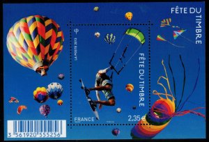 FRANCE 2013 Balloons & Paraglider S/S; Scott 4486, Yvert F4810; MNH