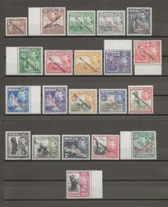 MALTA 1948/53 SG 234/48 MNH Cat £90