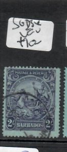 BARBADOS  (P0506B)   SEA HORSE  2/-    SG  238    VFU 