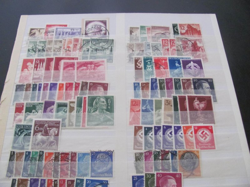 GERMANY 1920S-1940S MOSTLY USED LOT  MANY SETS (124)