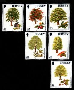 Jersey # 812-817 Mint NH Trees!