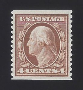 US #354 1909 Orange Brown Wmk 191 Perf 12 Vert MNH VF Scv $425