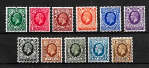 GB GV SG439-449, Photogravure complete SET of 11, M MINT. Cat £50.