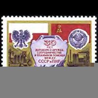 RUSSIA 1975 - Scott# 4331 Poland Treaty Set of 1 NH