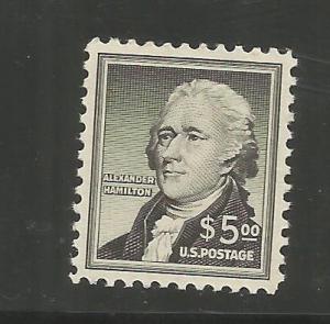 US 1053 MNH ALEXANDER HAMILTON HIGH VALUE STAMP