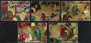 Belgium Sc #B816-821 MNH; Mi #1494-1499