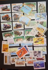 NICARAGUA Used CTO Stamp Lot T2140