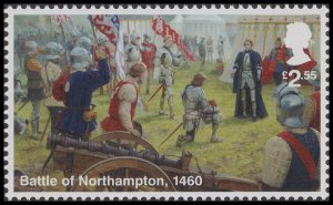 GB 4515 The Wars of the Roses Battle of Northampton 1460 £2.55 single MNH 2021