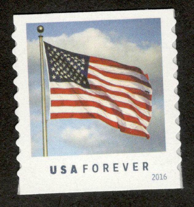 5053 US Flag Microprinted Single Mint/nh (Free Shipping)