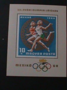 HUNGARY-SC1924 OLYMPIC GAMES MEXICO'68  MLH S/S VF WE SHIP TO WORLDWIDE