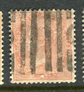 INDIA; 1860s early classic QV issue used 2a. value,