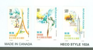 Togo #C548-550 Mint (NH) Single (Complete Set)