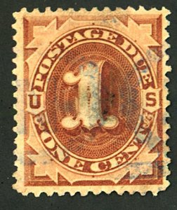 U.S. #J1 USED CENTER THIN