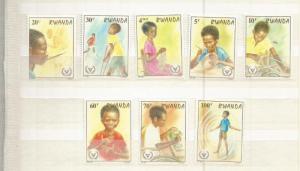 RWANDA 1981 SCOTT 1059-66 MNH 