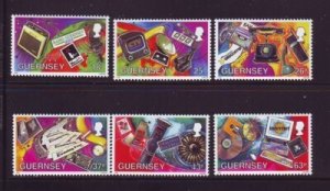 Guernsey Sc 597-602 1997 Europa stamp set mint NH