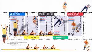 Netherlands Mini-Sheet 1992 Olympics  VF/NH(**)